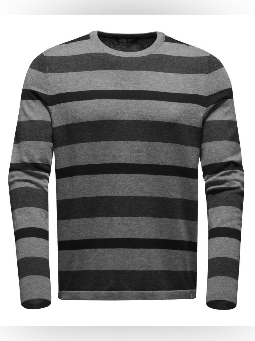 The North Face Mens XXL Thermowool Merino Blend Crew Shirt Striped Base Layer